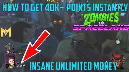 Zombies In Spaceland Glitches - INSTANT $40,000+ Points EASY - "Unlimited Points Glitch"