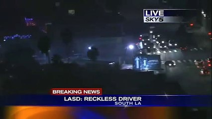 Pursuit of Silver Corvette Comes to Violent End in Downtown L.A.