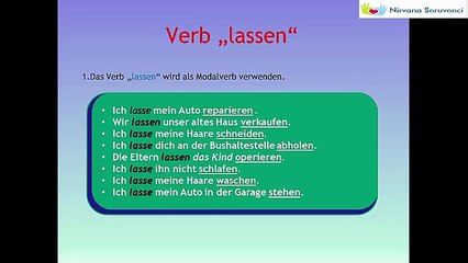 Deutsch Lernen | Das Verb Lassen Mit Sätze |