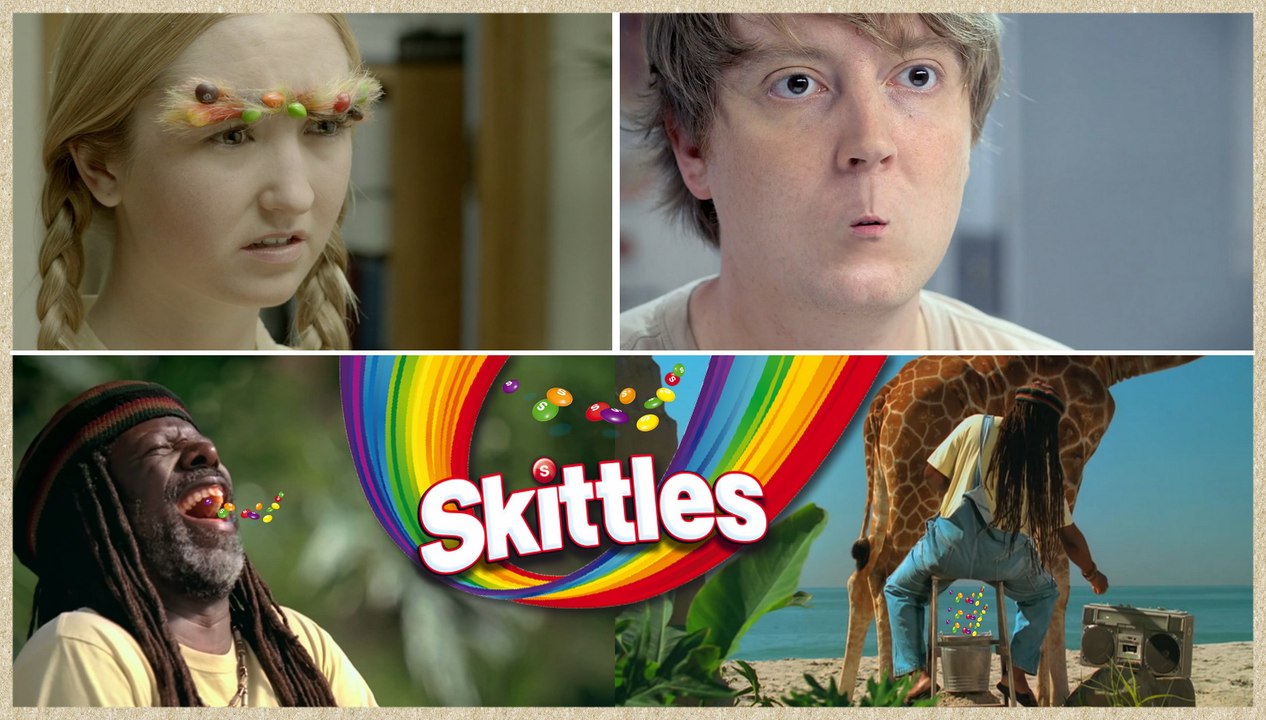 Top 10 Funniest Skittles Taste The Rainbow Comm...