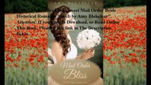 Download Mail Order Bliss (Sweet Mail Order Bride Historical Romance Novel) ebook PDF