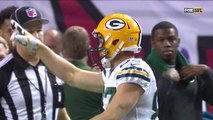 Aaron Rodgers hits Jordy Nelson on corner route for 27 yards