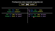 Lesson 06  S09.1  PRACTIQUEMOS COMO RESPONDER PREGUNTAS USANDO EL VERBO PODER = CAN