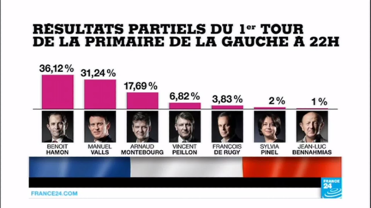 Primaire de la gauche : Découvrez les résultats...