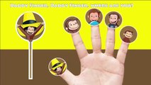 Curious George Finger Family Pop Cake Educational Nursery Rhymes Videos for kids #FingerFamily