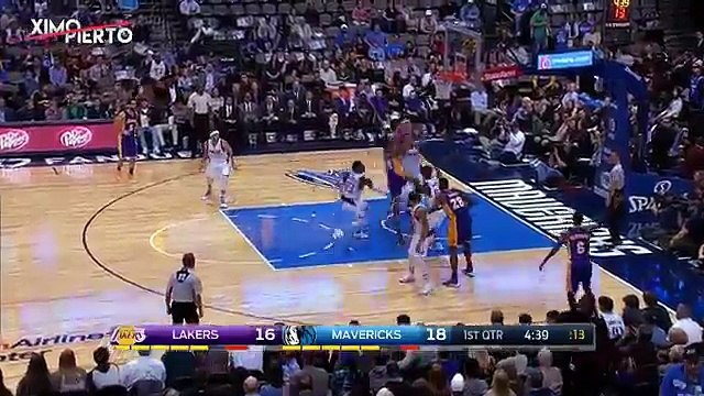 LA Lakers vs Dallas Mavericks - 1st Half Highlights January 22, 2017 2016-17 NBA Season