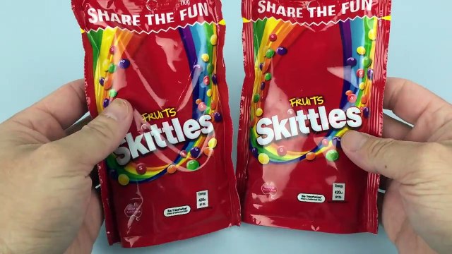 Learn Colors For Children With Skittles Candy, Make A Rainbow Using Skittles