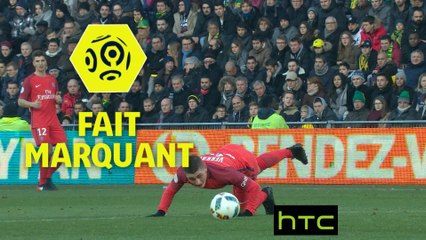 Le carton jaune improbable mais justifié de Marco VERRATTI : 21ème journée de Ligue 1 / 2016-17