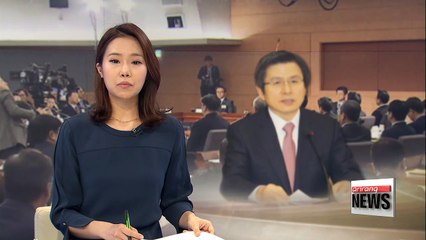 Acting president Hwang to hold Lunar New Year press conference