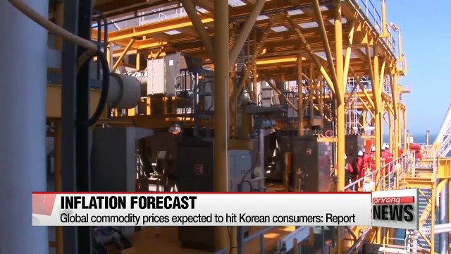 Korea's consumer prices expected to jump on rising commodity prices: Report