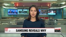 Samsung to unveil what caused some Galaxy Note 7s to catch fire