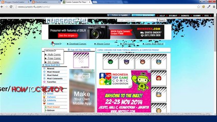How to Change your Mouse Cursor in Blogger-t2C2cTnVRkU