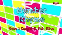 Number Rhyme With Actions | Once I Caught A Fish Alive Rhyme | Nursery Rhymes For Kids With Actions