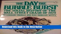 Read [PDF] The Day the Bubble Burst: A Social History of the Wall Street Crash of 1929 New Book