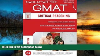Download GMAT Critical Reasoning (Manhattan Prep GMAT Strategy Guides) Books Online