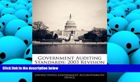 Read Book Government Auditing Standards: 2003 Revision   For Ipad