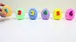 Foam Clay Surprise Eggs with Numbers! Shopkins Hello Kitty My Little Pony Disney Minions