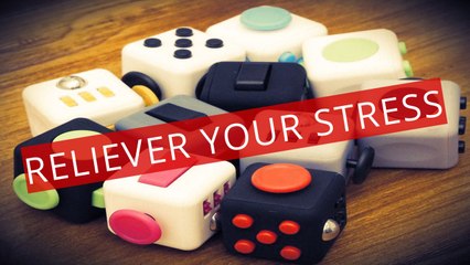 FUN STRESS RELIEVER GIFTS FIDGET CUBE