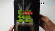 Bodum Coffee Maker permanent filter unboxing opening