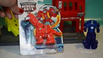 Play Doh Rescue Bots Heatwave Transformers Dino to Robot Play Doh Dolphin Rescue Toy Review