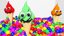 3D Learning Colors with Baby Soft Ice Cream for Kids Children Toddlers - Part II