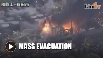 Almost 3,000 ordered to evacuate as inferno rages at Japanese petroleum plant