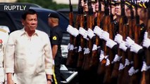 RAW - Duterte visits Russian warship in Manilla, Philippines-8dIRAt7BBNc
