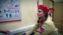 RAW - Russian cadets take part in Mannequin challenge with pop singers-WX1qaYm0JZs