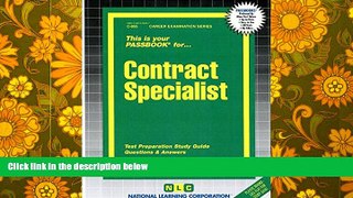 Read Book Contract Specialist(Passbooks) (Career Examination Passbooks) Jack Rudman  For Ipad