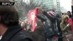 Riot police use pepper spray as anti-Trump Inauguration Day protests turn violent-I8p6acZpY78