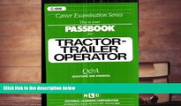 Audiobook  Tractor-Trailer Operator(Passbooks) (Career Examination Passbooks) Jack Rudman  For Ipad