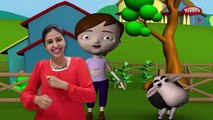 Baa Baa Black Sheep Rhyme With Actions | Action Songs For Kids | 3D Nursery Rhymes With Lyrics