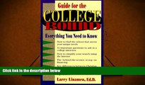Free PDF Guide for the College Bound: Everything You Need to Know For Ipad