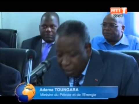 RTI-Visite du premier ministre sur le chantier du barrage de Soubré