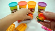 Playdoh Cómo hacer paletas de hielo colores combinados kit fabrica perfect pop plastilina