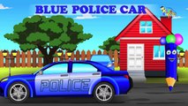 Learning Blue Color for kids with street vehicles tomica トミカ tayo 타요 꼬마버스 타요 중앙차고지 VooV | Kids Video