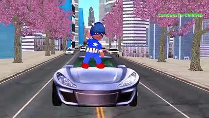 Captain America Vs Batman Daddy Finger Family | Cartoon Superheroes Real Fights | Epic battle HD