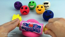 Играть и изучать цвета с пластелина счастливый смайлик смеющееся лицо с интересные формы развлечения для детей
