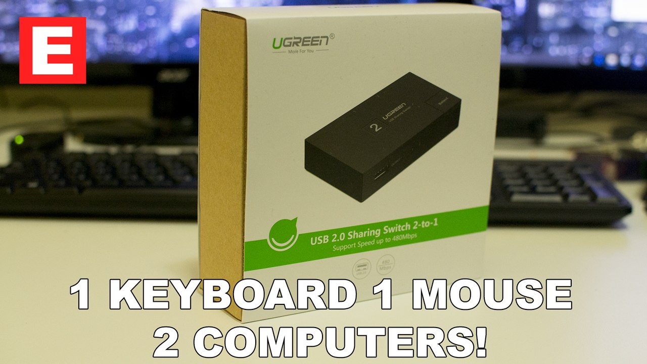 UGREEN USB 2.0 Sharing Switch - Use One USB Hub with Multiple PCs At Once!