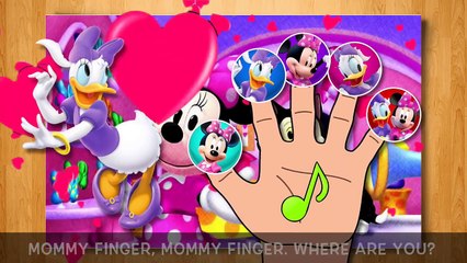 Minnie Mouse and Daisy Duck Drawing Mommy Finger Family Song!