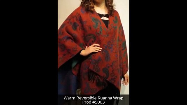 Winter shawls ruana cape wrap and ruana faux fur wraps at YousElegantly