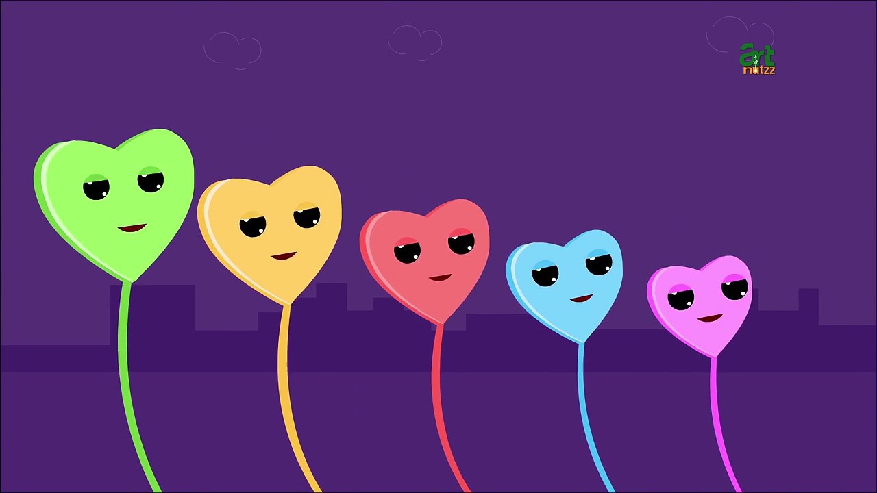 Сердце леденец конфеты Finger семья | семья палец песня | палец семья потешки | artnutzz ТВ