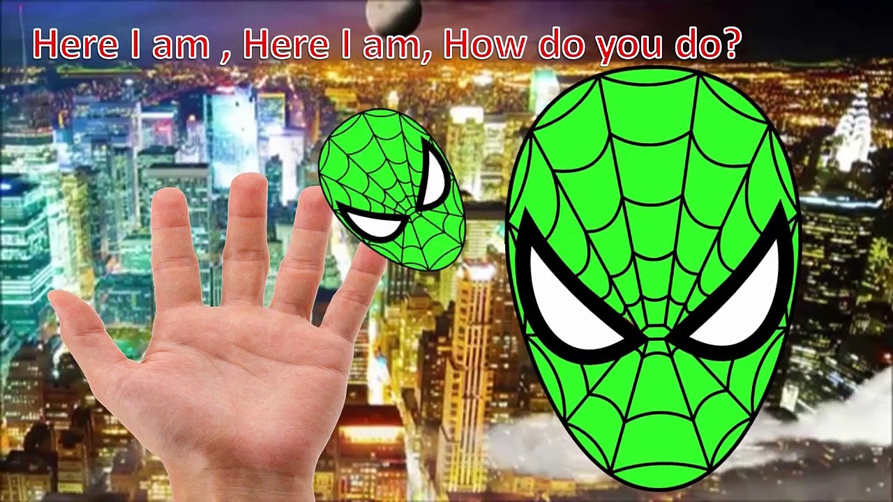 Finger Family | SPIDERMAN | Nursery Rhyme | Daddy Finger | Kids Songs
