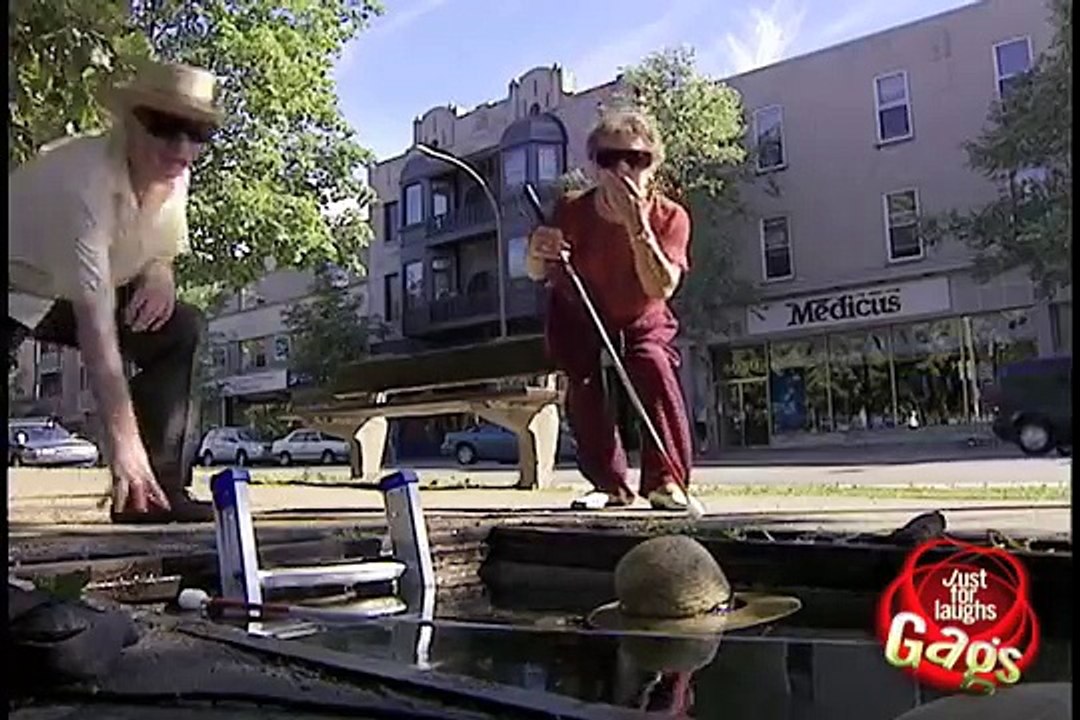 Epic Old Man - Water Hole Prank!