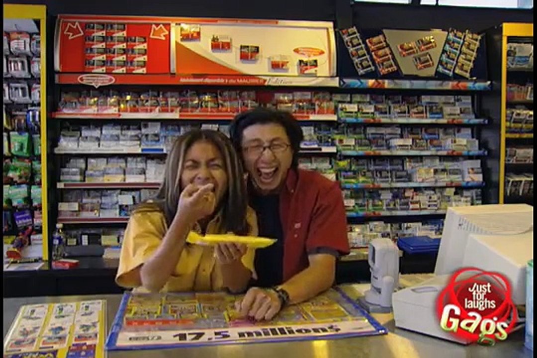 Laughing at customers!