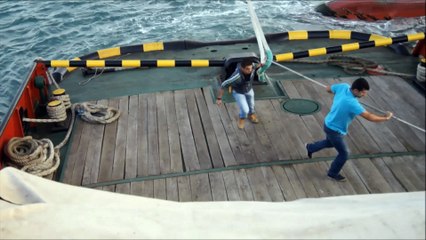 M/S "QUEEN ELIZABETH" AFTERNOON DEPARTURE FROM HERAKLION PORT.