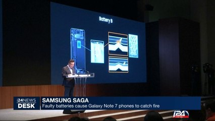 Samsung : faulty batteries cause Galaxy Note 7 phones to catch fire