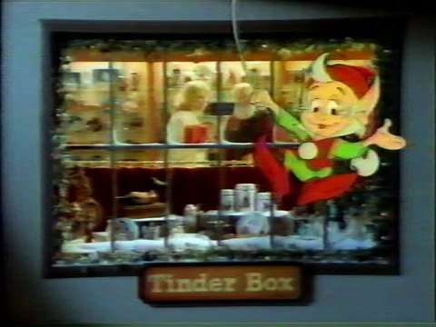 Season's Greetings from Tinder Box ad (1985)