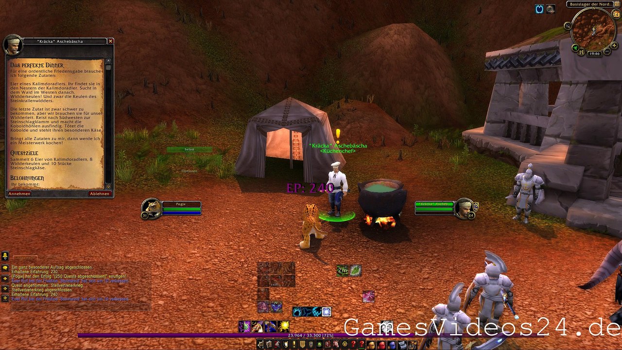World of Warcraft Quest: Das perfekte Dinner