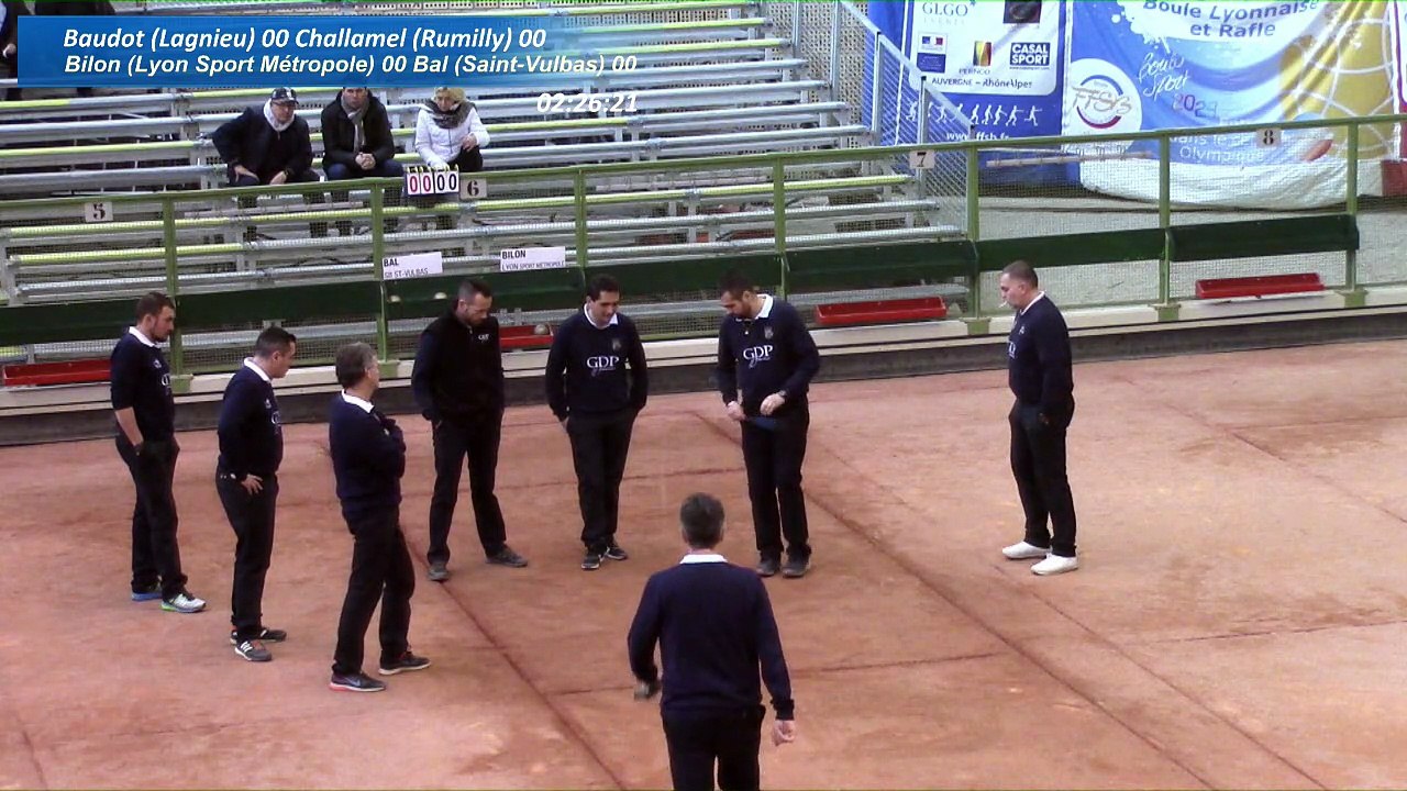 Demi-finales, septième étape du Trophée Super 16, Sport Boules, Saint-Quentin Fallavier 2017